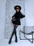 Jumper "FESTIVE W2405" - BLACK